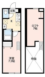 蕨駅 徒歩10分 1階の物件間取画像